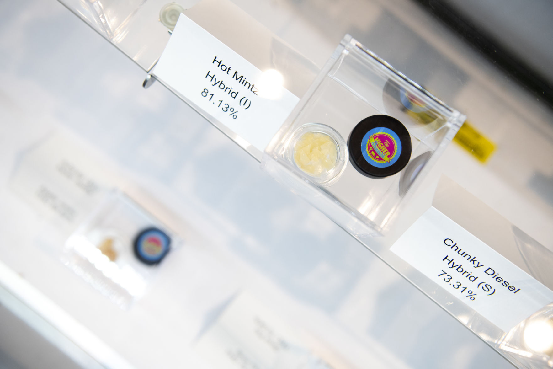 Products are on display